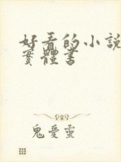 好看的小说言情实体书