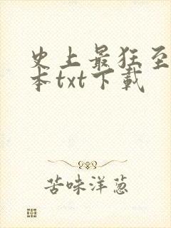 史上最狂至尊全本txt下载