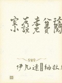 室友老公徐安安小说免费阅读