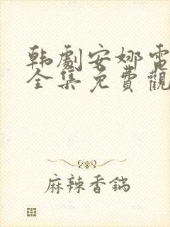 韩剧安娜电视剧全集免费观看中文