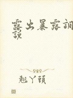 露出暴露调教小说