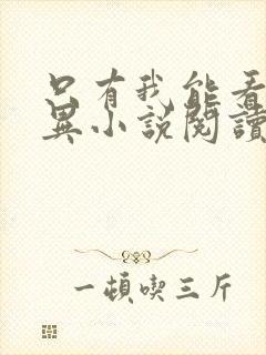 只有我能看见诡异小说阅读