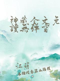 神藏全文免费阅读无弹窗