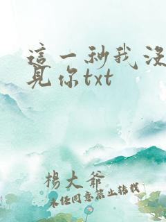 这一秒我没有遇见你txt
