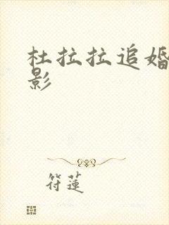 杜拉拉追婚记电影