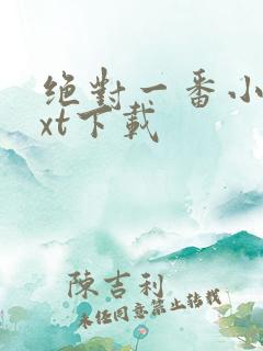 绝对一番小说txt下载