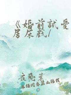 《婚前试爱》圆房床戏/