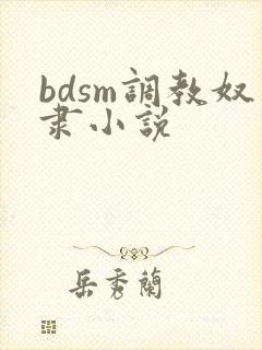 bdsm调教奴隶小说