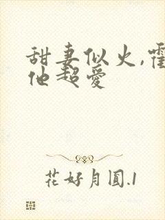 甜妻似火,霍爷他超爱