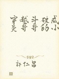 穿越斗破成为萧炎哥哥的小说