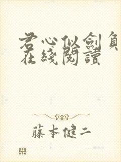 君心似剑负相思在线阅读