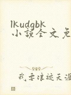 lkudgbk小说全文免费阅读笔趣阁无弹窗