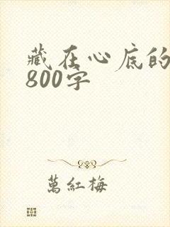 藏在心底的温暖800字
