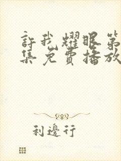 许我耀眼第27集免费播放在线观看