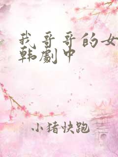 我哥哥的女朋友韩剧中