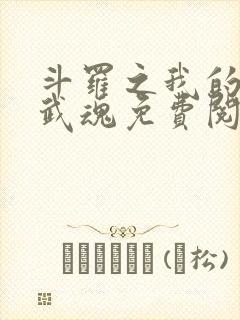 斗罗之我的异火武魂免费阅读