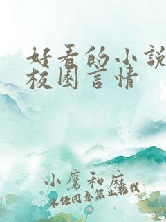 好看的小说推荐校园言情