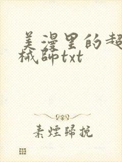 美漫里的超神机械师txt