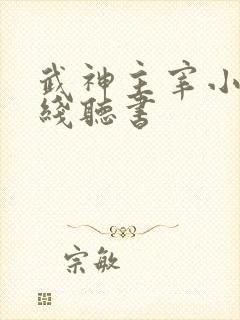 武神主宰小说在线听书