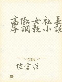 高傲女社长被屈辱调教小说