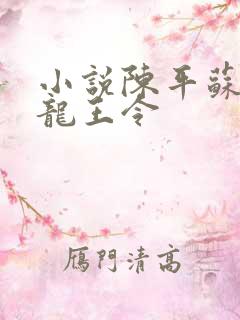 小说陈平苏雨琪龙王令