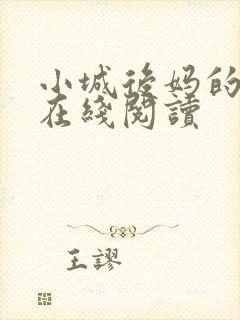 小城后妈的小说在线阅读