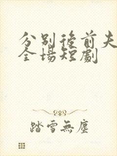 分别后前夫惊艳全场短剧