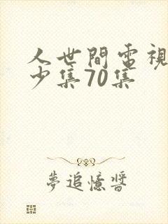 人世间电视剧多少集70集