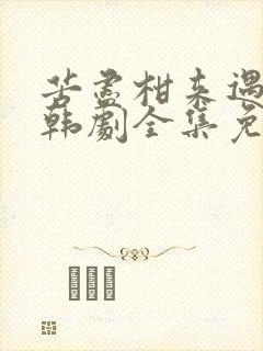 苦尽柑来遇见你韩剧全集免费观看