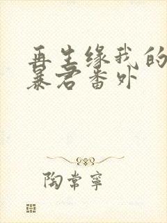 再生缘我的温柔暴君番外