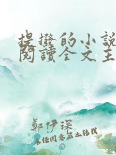 提拨的小说免费阅读全文主角重生