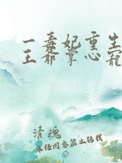 一毒妃重生病娇王爷掌心宠