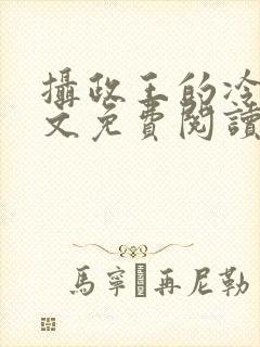 摄政王的冷妃全文免费阅读