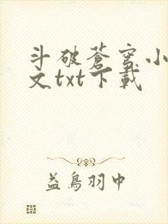 斗破苍穹小说全文txt下载