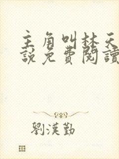 主角叫林天的小说免费阅读