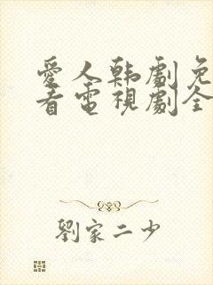 爱人韩剧免费观看电视剧全集完整