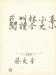我叫林小喜免费阅读全文小说