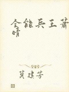 全能兵王萧晨苏晴