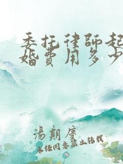 委托律师起诉离婚费用多少