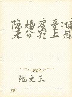 隐婚蜜爱:偏执老公宠上瘾完整txt下载