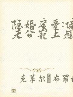 隐婚蜜爱:偏执老公宠上瘾完整txt下载