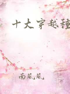 十大穿越种田文