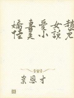 娇妻爱女赵经理佳美小说免费阅读