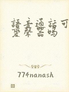 语音通话可以用变声器吗