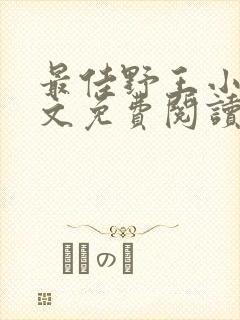 最佳野王小说全文免费阅读无弹窗