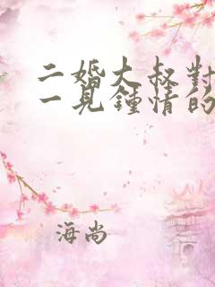 二婚大叔对女主一见钟情的甜宠文