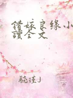 错嫁良缘小说阅读全文