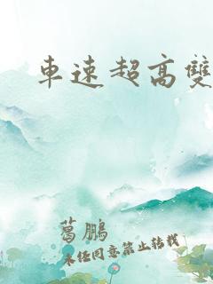 车速超高双男主