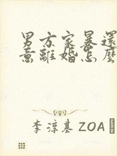 男方家暴还不同意离婚怎么办