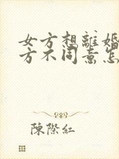 女方想离婚,男方不同意怎么申诉